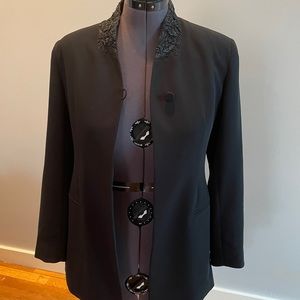 Tahari jacket with beading